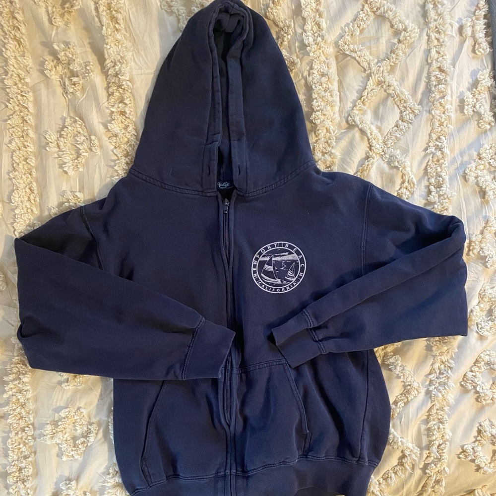 Rare Brandy Melville John Galt Crystal Newport Zip up